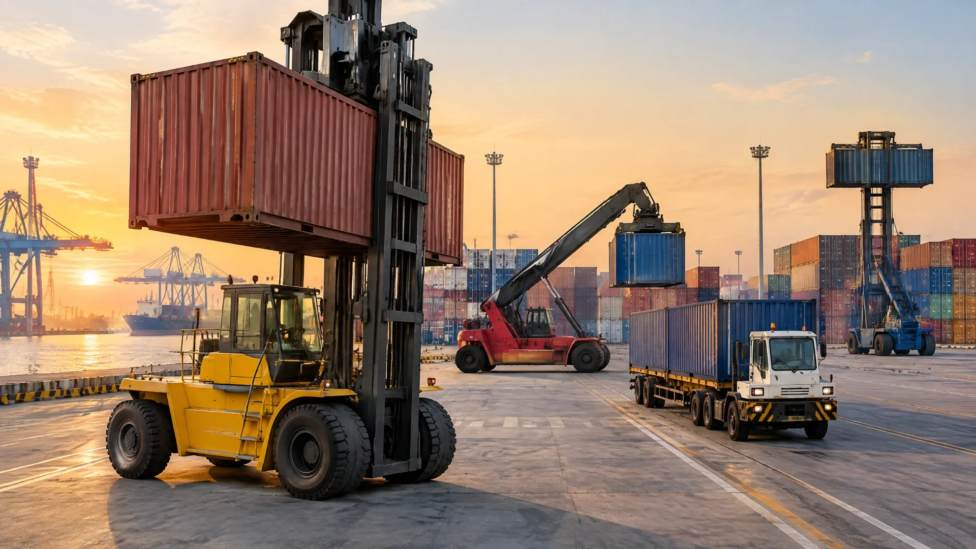 Heavy Forklift Collision-risk Edge